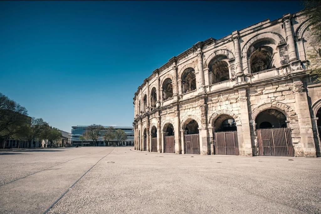Le Carmen - Terrace - Garage Lägenhet Nîmes Exteriör bild